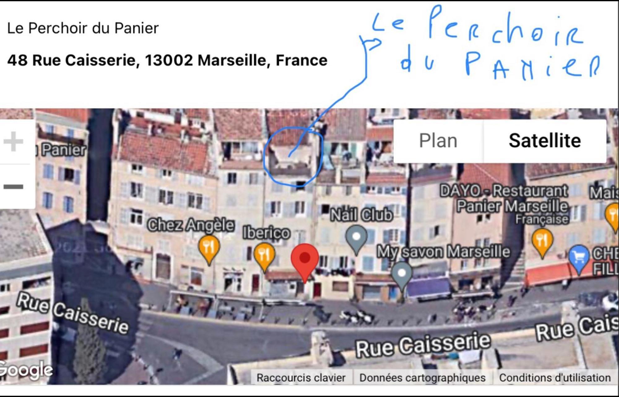 Le Perchoir Du Panier Lägenhet Marseille Exteriör bild